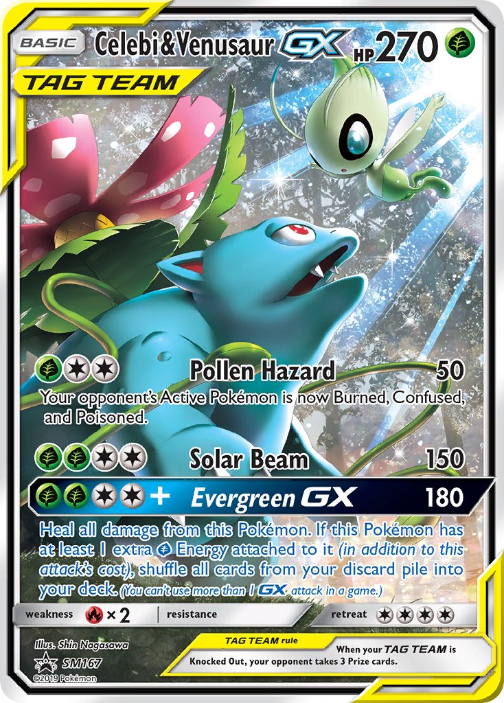 SM167 Celebi & Venusaur GX