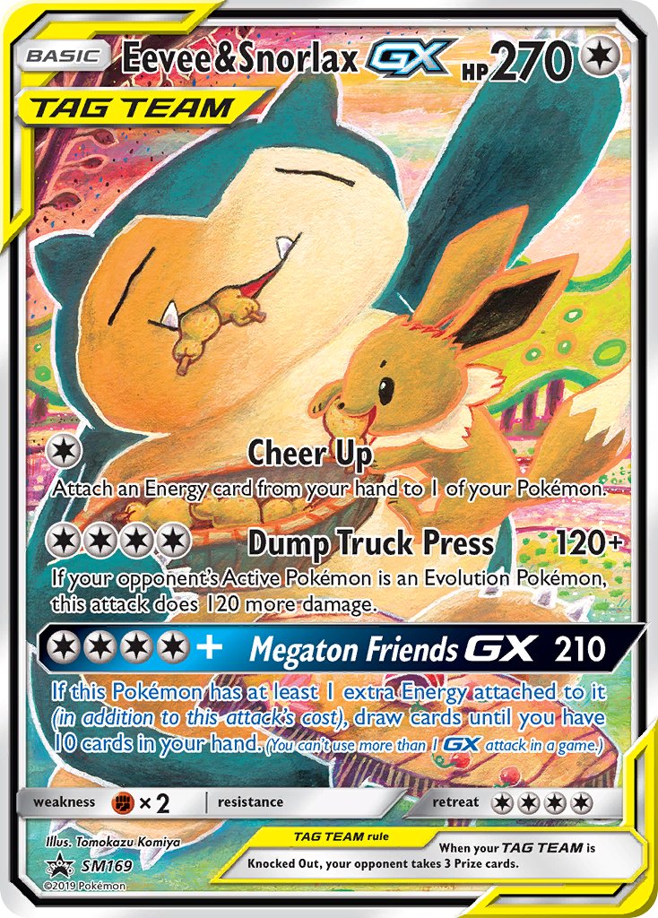 SM169 Eevee & Snorlax GX