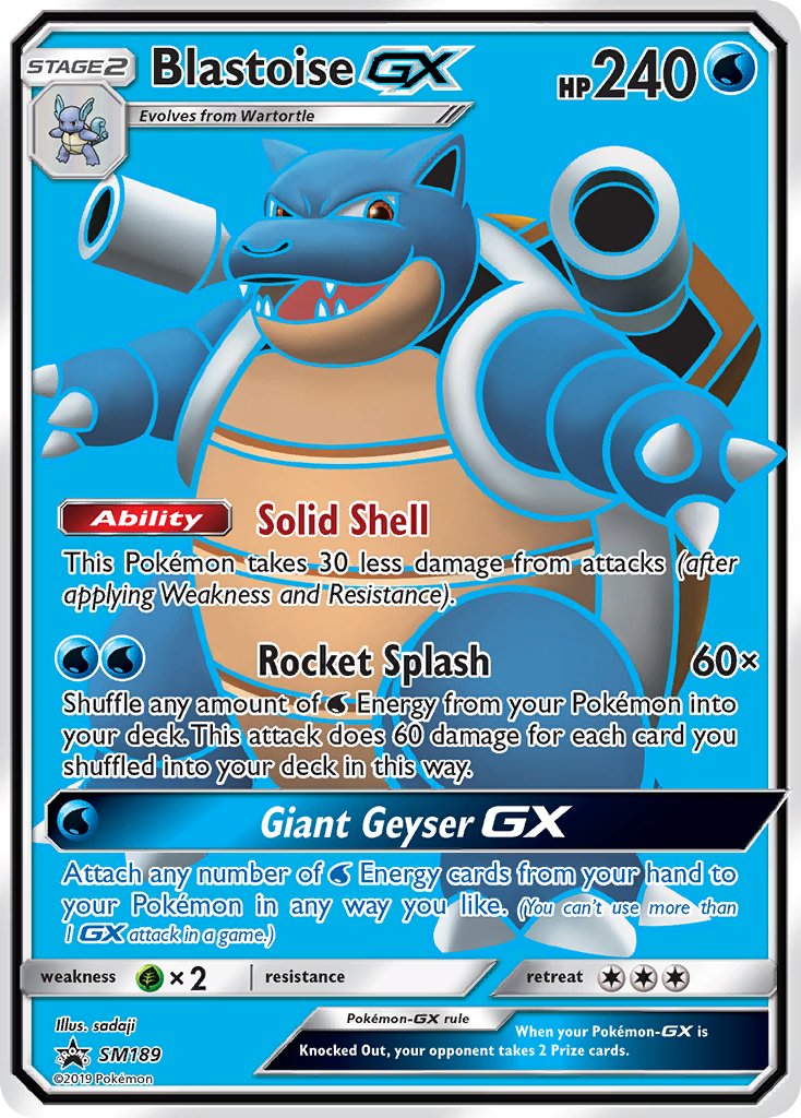 SM189 Blastoise GX