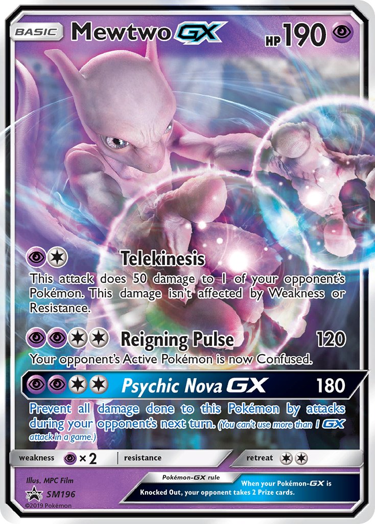 SM196 Mewtwo GX