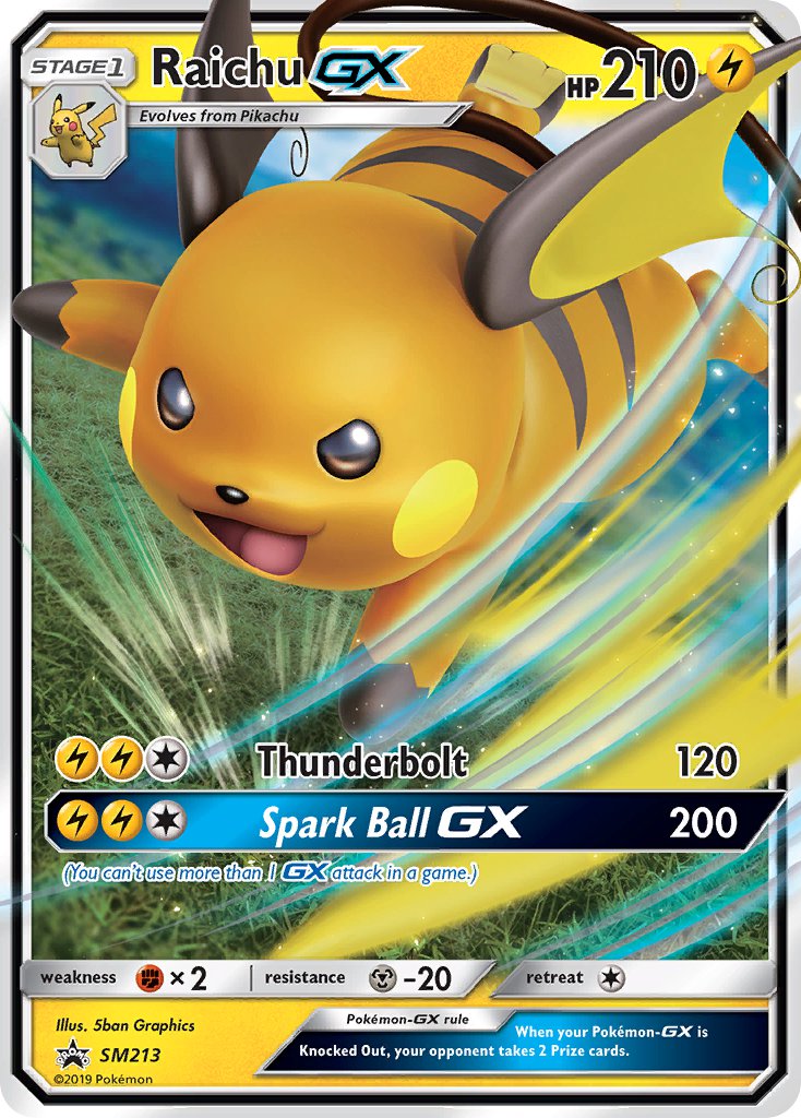 SM213 Raichu GX