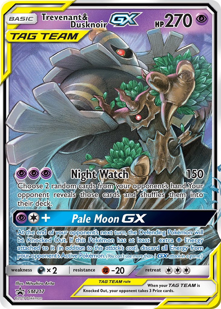 SM217 Trevenant & Dusknoir GX