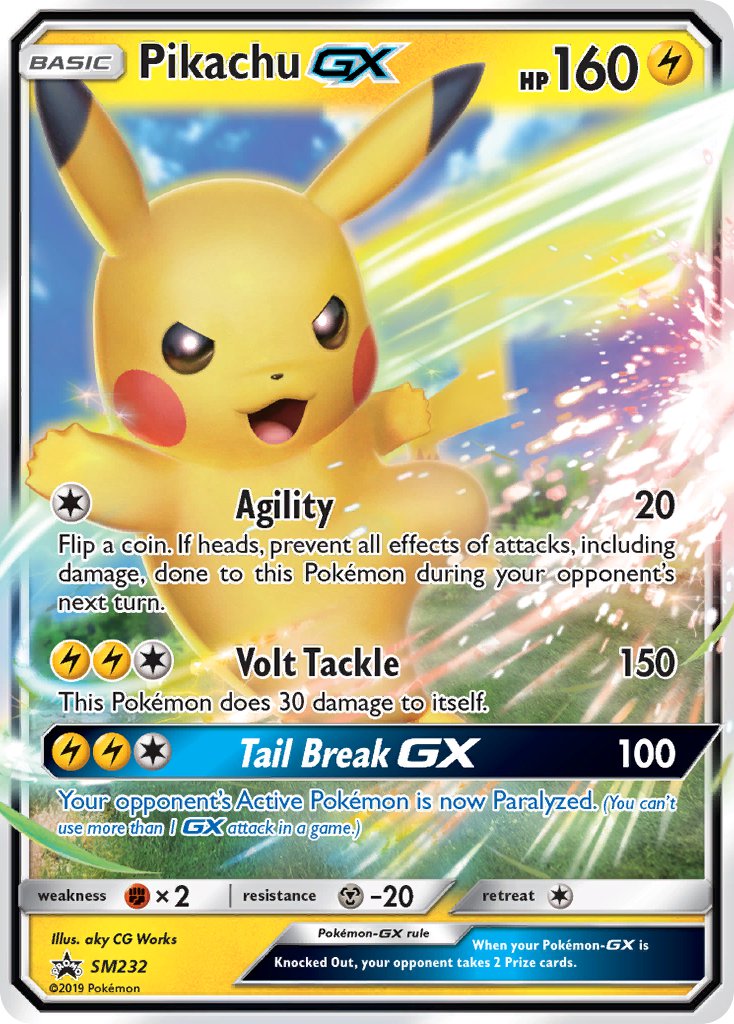 SM232 Pikachu GX