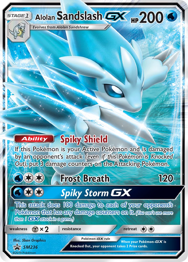 SM236 Alolan Sandslash GX