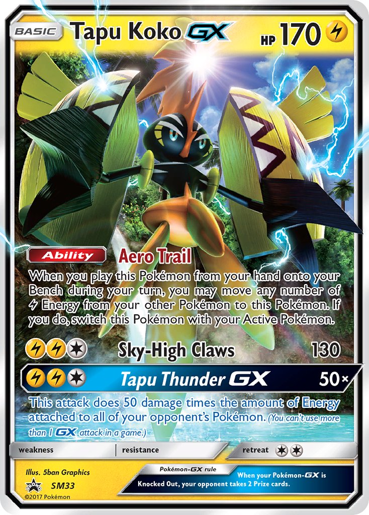 SM033 Tapu Koko GX