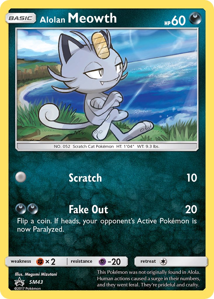 SM043 Alolan Meowth