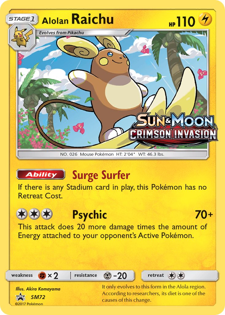 SM072 Alolan Raichu