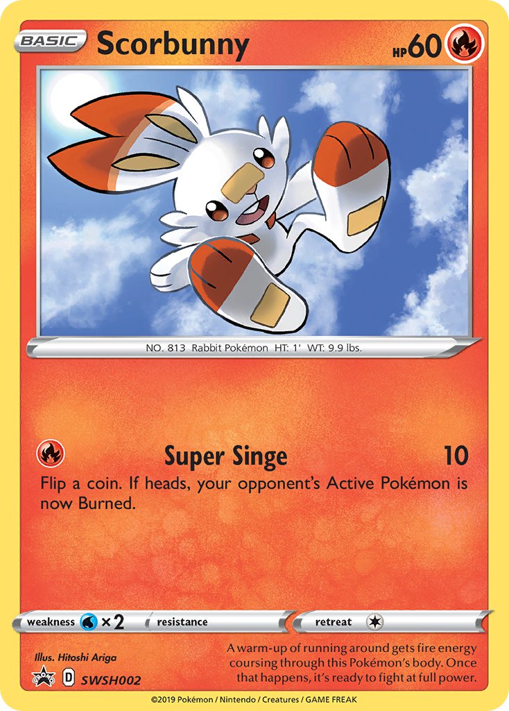 SWSH002 Scorbunny