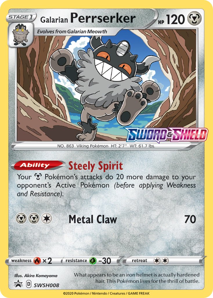 SWSH008 Galarian Perrserker