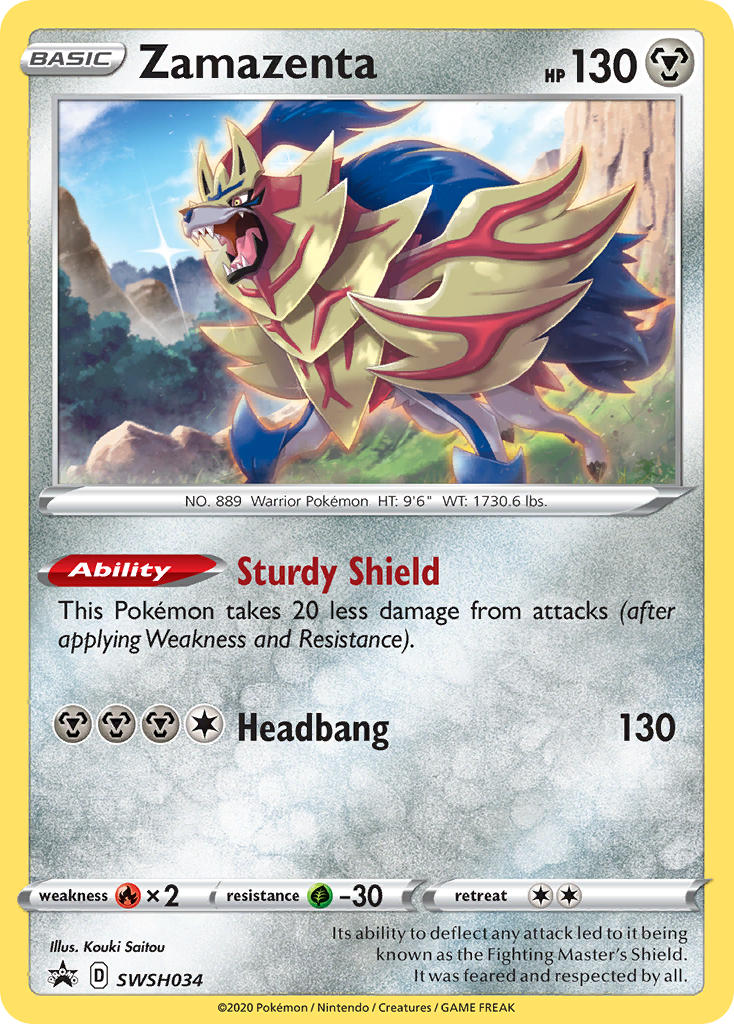 SWSH034 Zamazenta