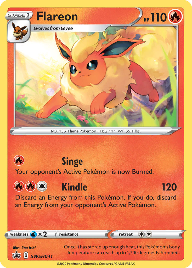 SWSH041 Flareon