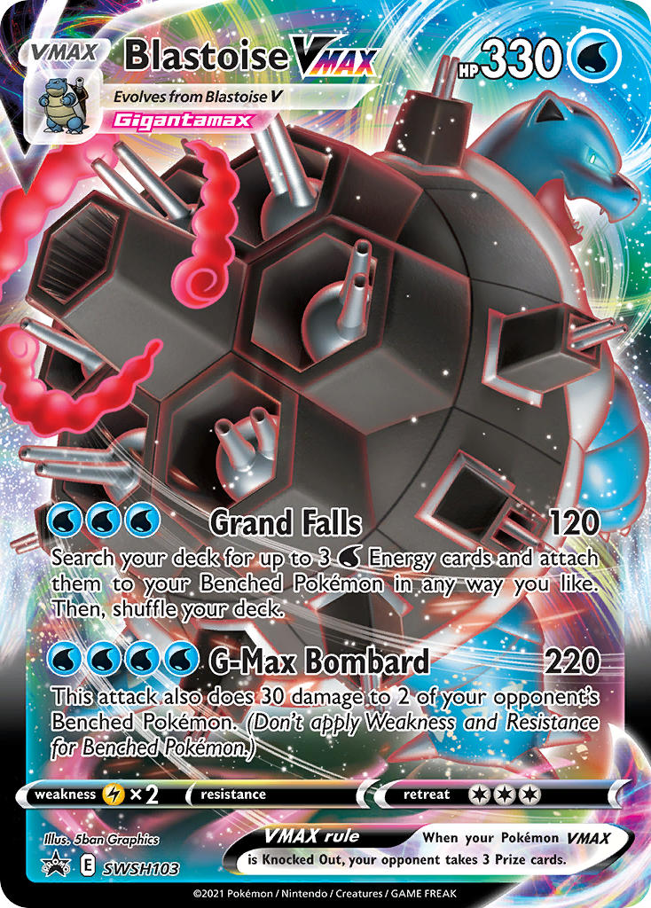 SWSH103 Blastoise VMAX
