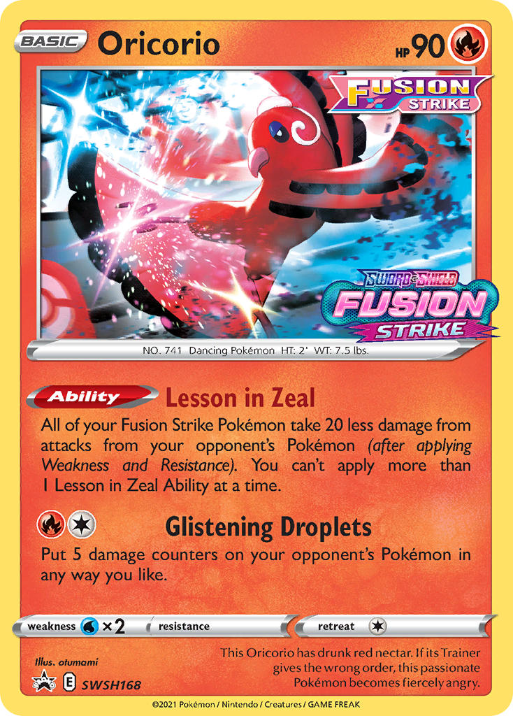 SWSH168 Oricorio