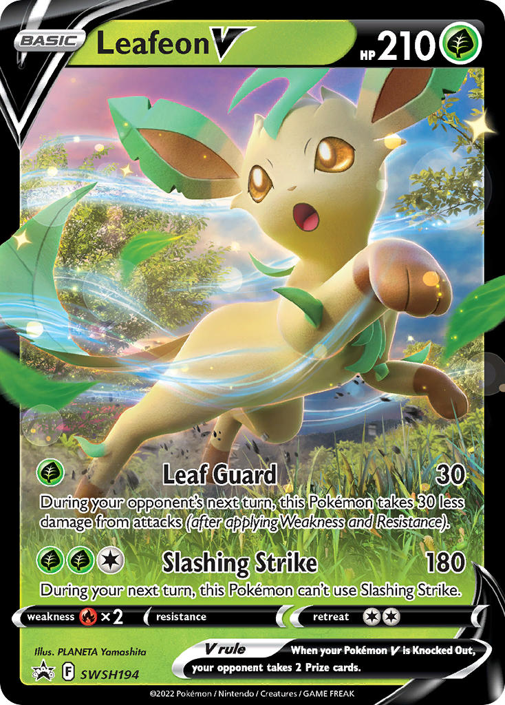 SWSH194 Leafeon V