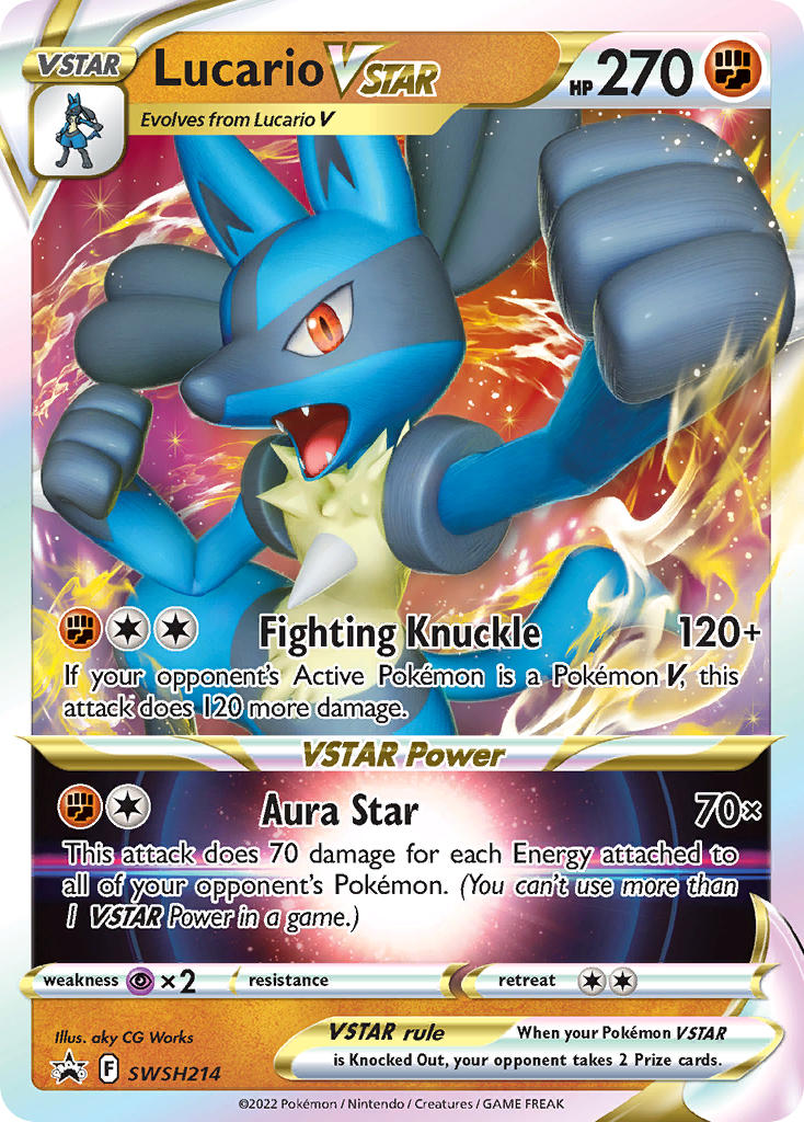 SWSH214 Lucario VSTAR