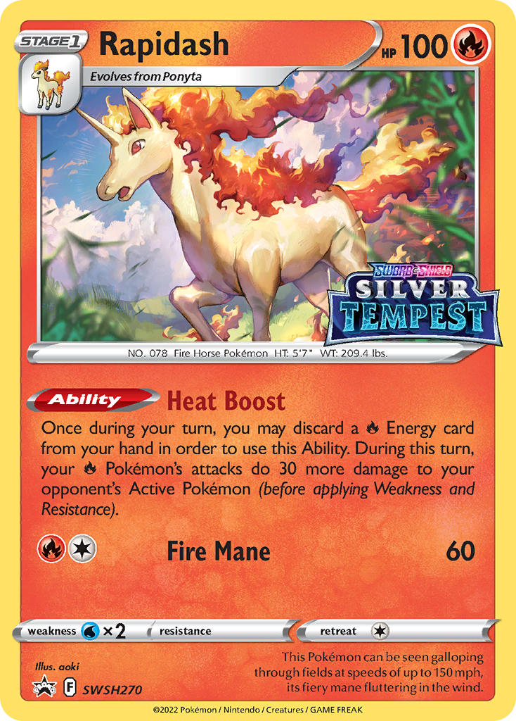 SWSH270 Rapidash