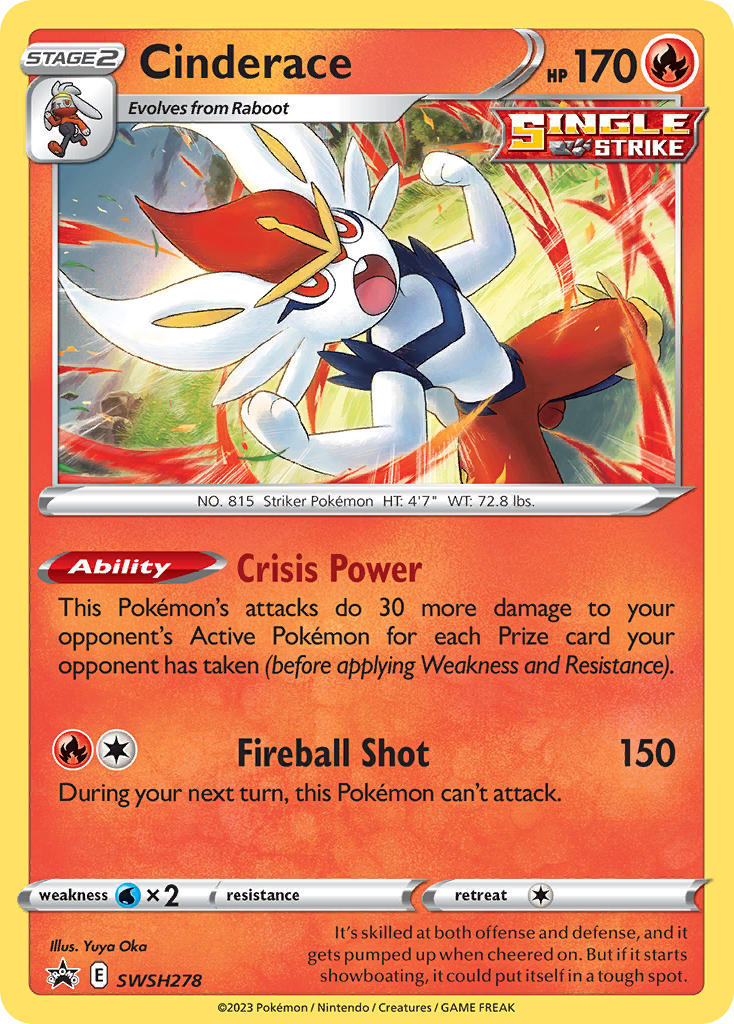 SWSH278 Cinderace