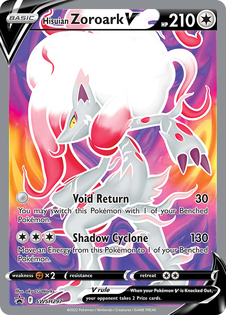 SWSH297 Hisuian Zoroark V