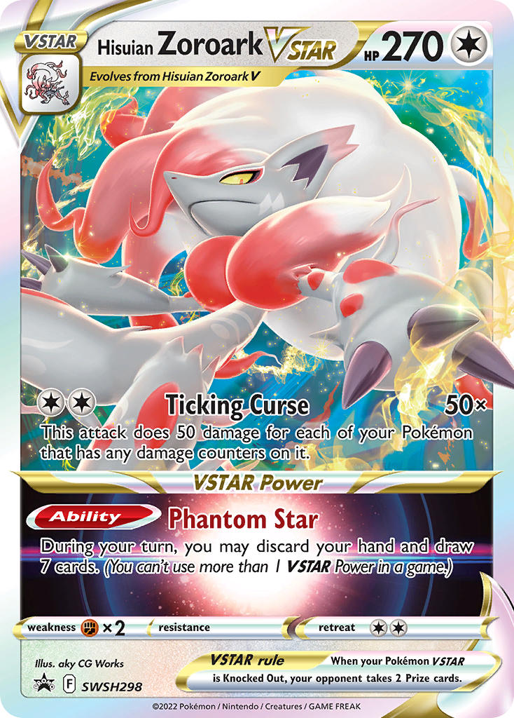SWSH298 Hisuian Zoroark VSTAR