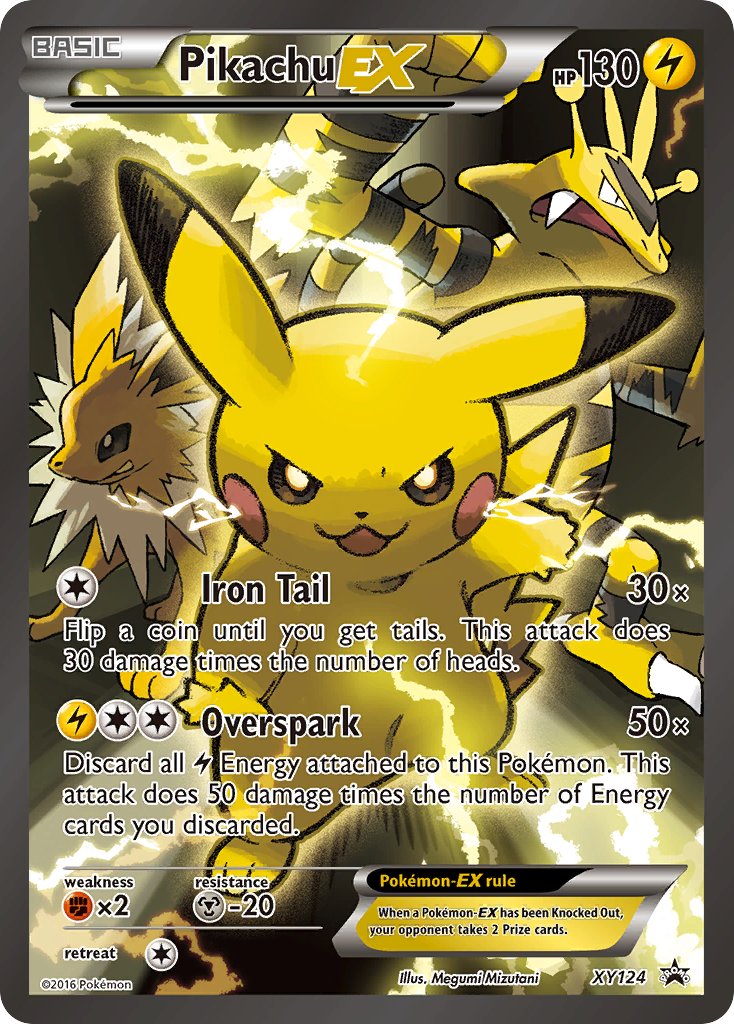 XY124 Pikachu EX