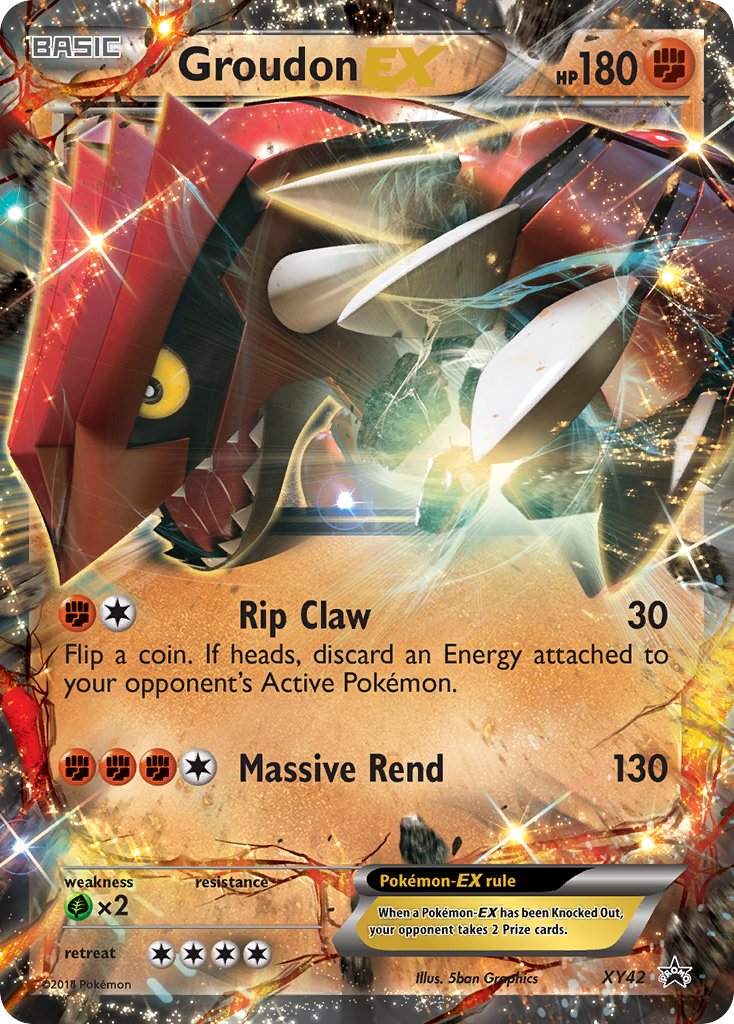 XY042 Groudon EX