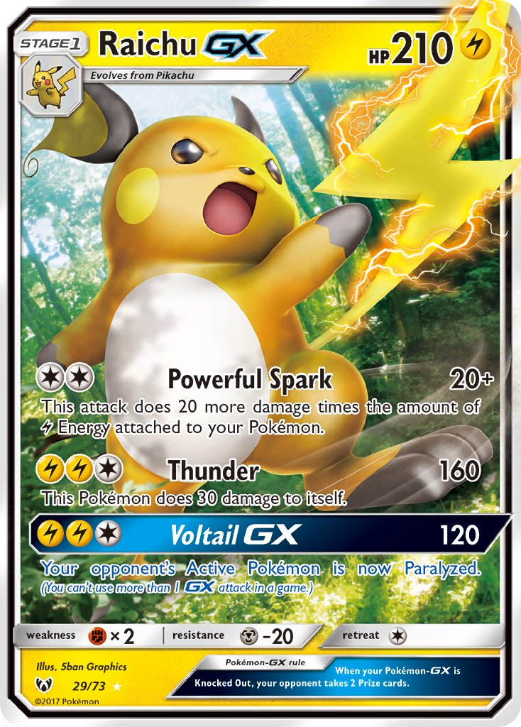 029/73 Raichu GX