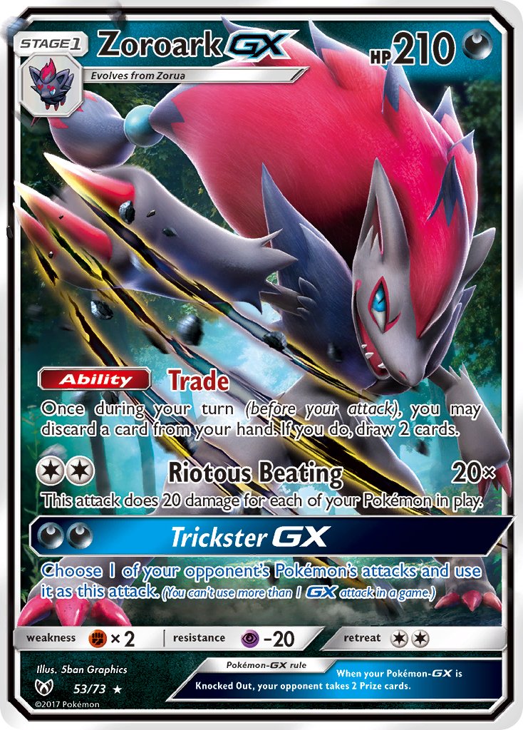 053/73 Zoroark GX