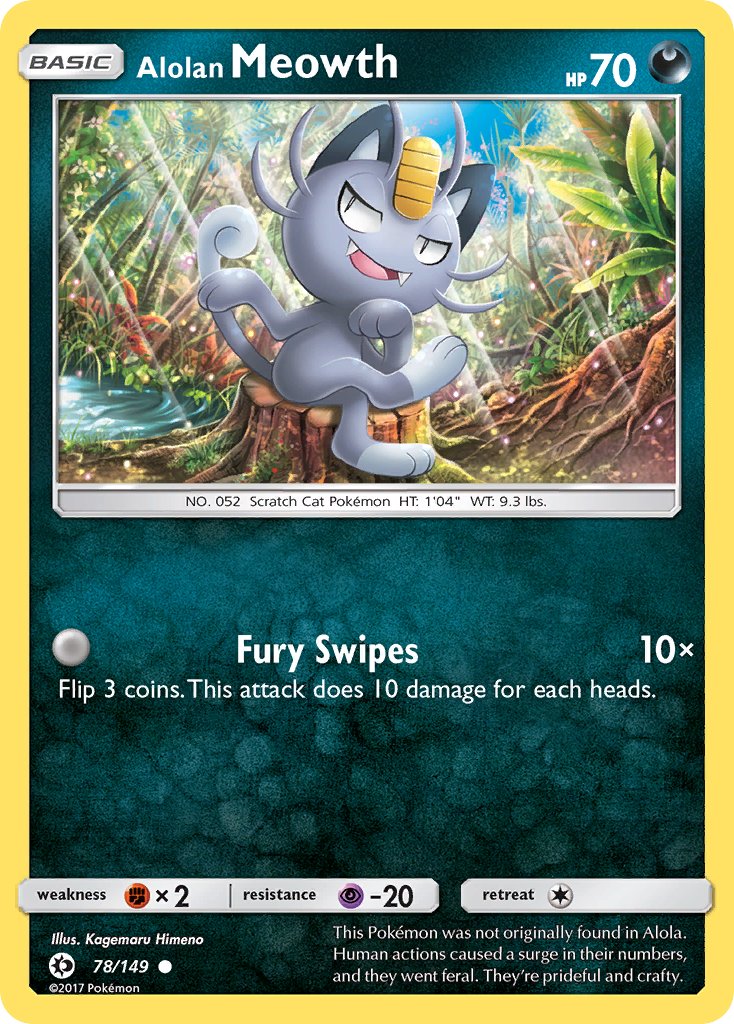 078/149 Alolan Meowth
