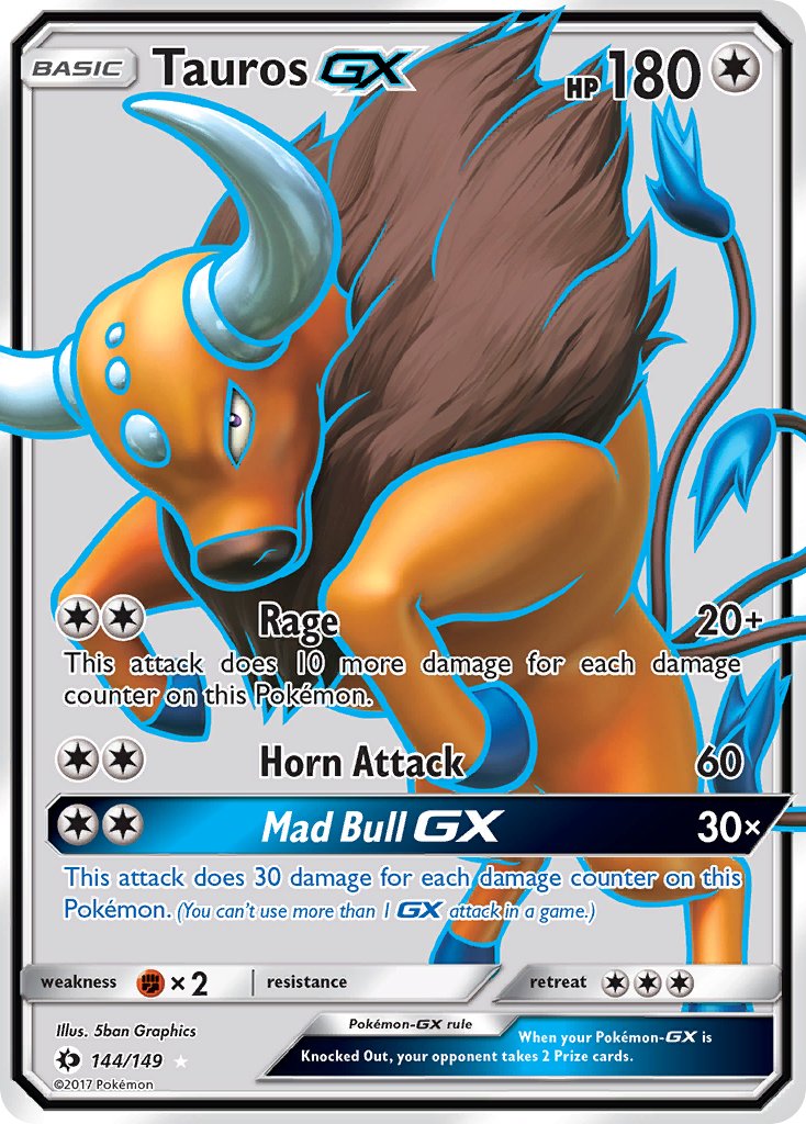 144/149 Tauros GX (Full Art)