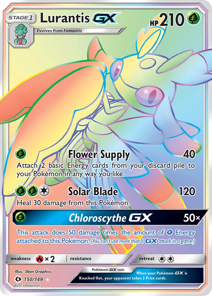 150/149 Lurantis GX (Secret Rare)