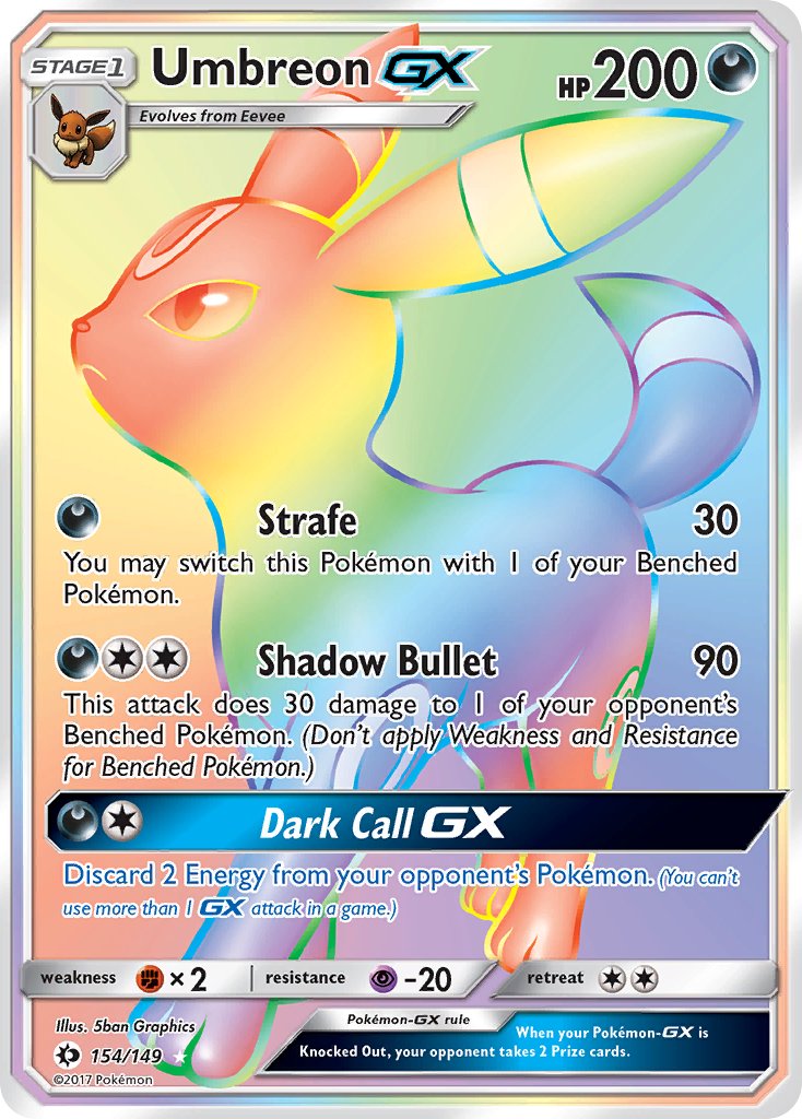 154/149 Umbreon GX (Secret Rare)