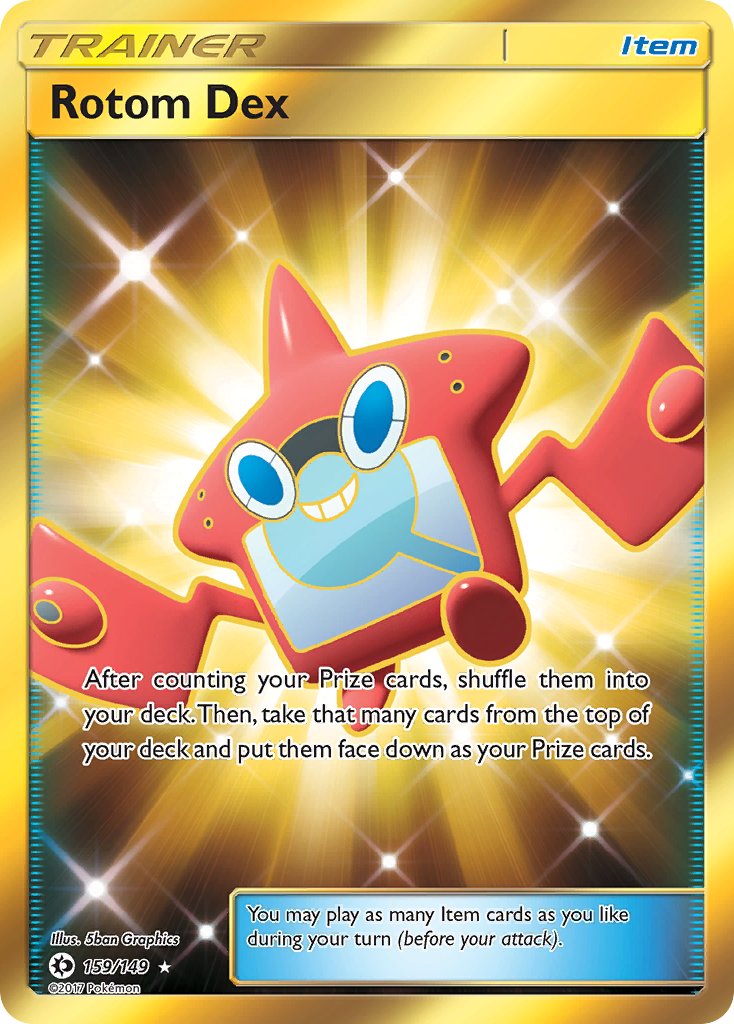 159/149 Rotom Dex (Secret Rare)