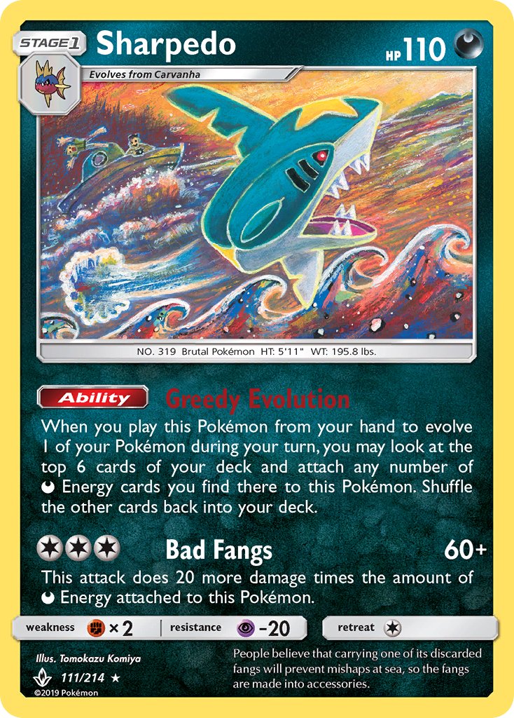 111/214 Sharpedo