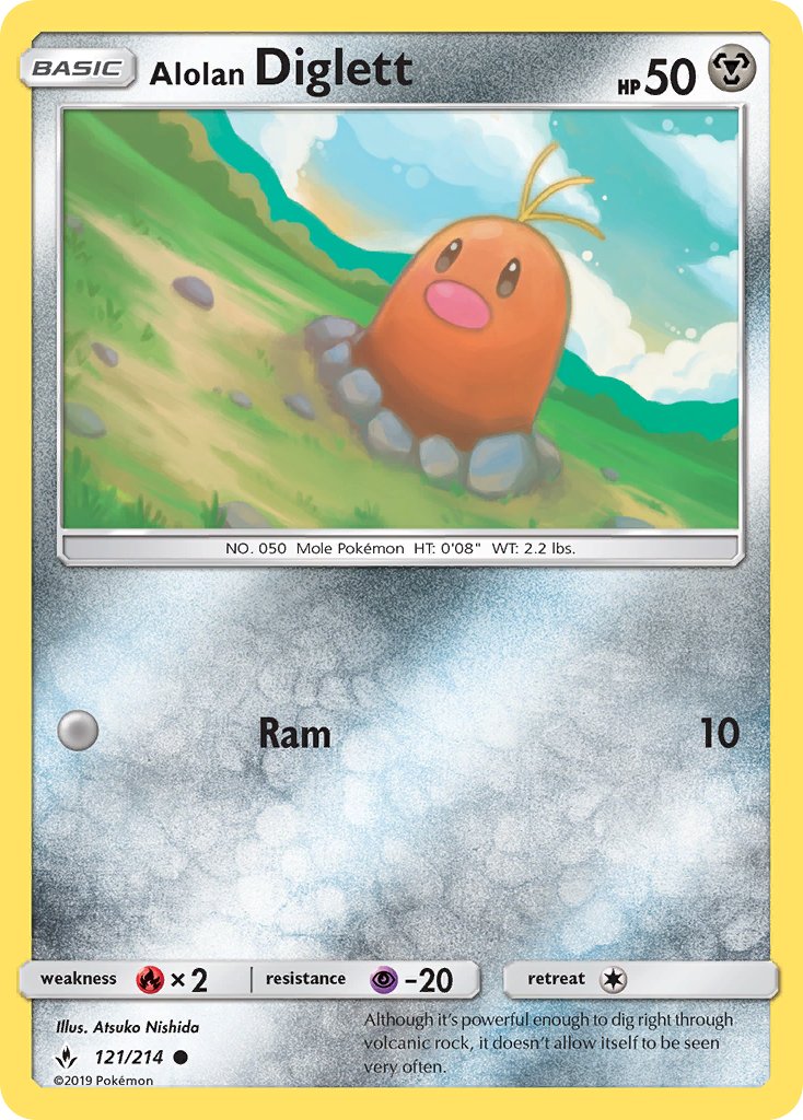 121/214 Alolan Diglett