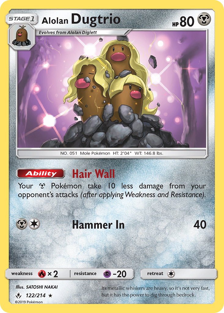 122/214 Alolan Dugtrio