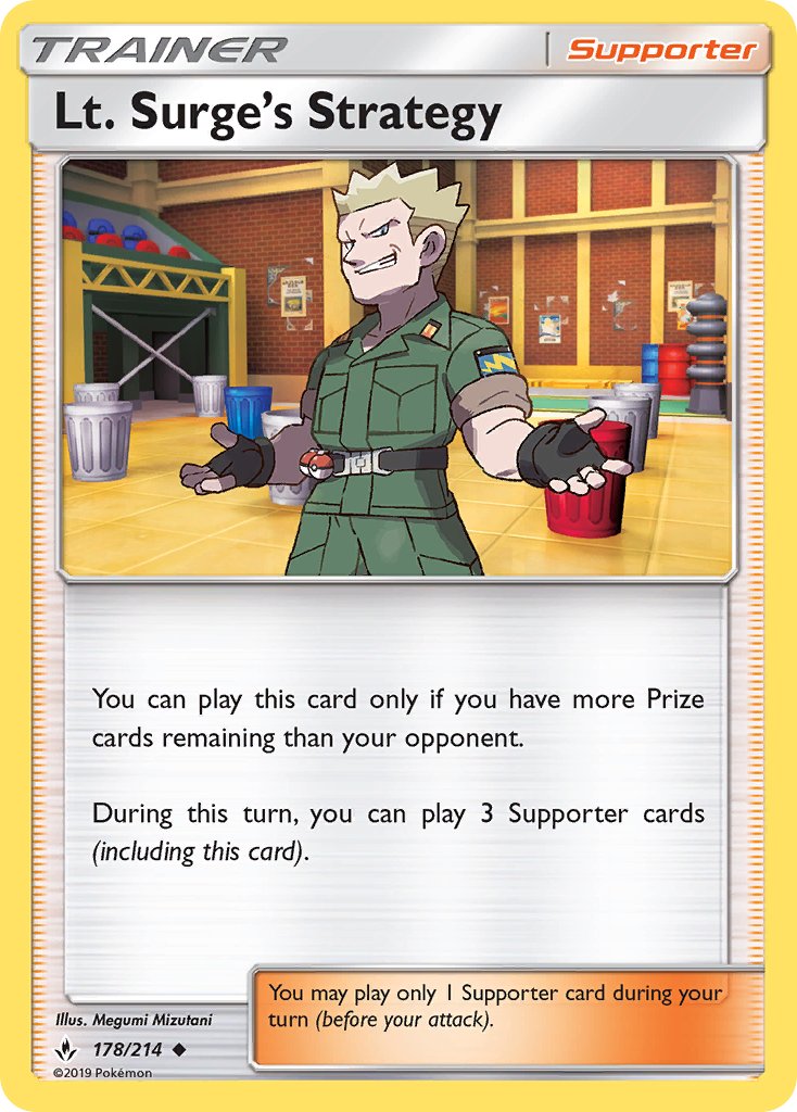 178/214 Lt. Surge’s Strategy