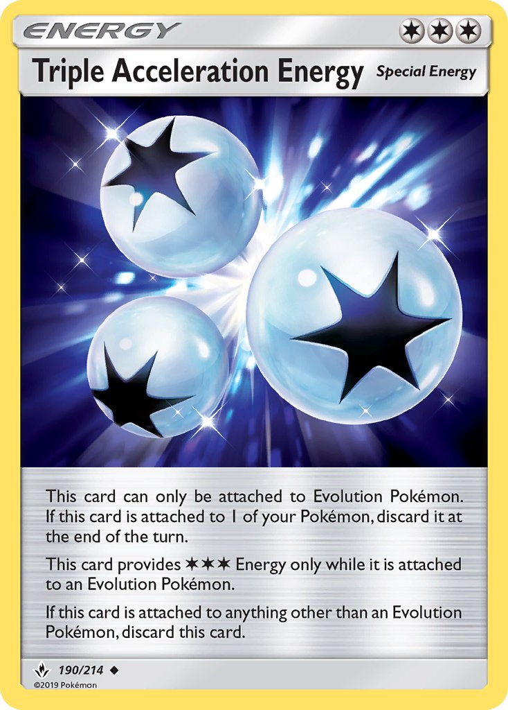 190/214 Triple Acceleration Energy
