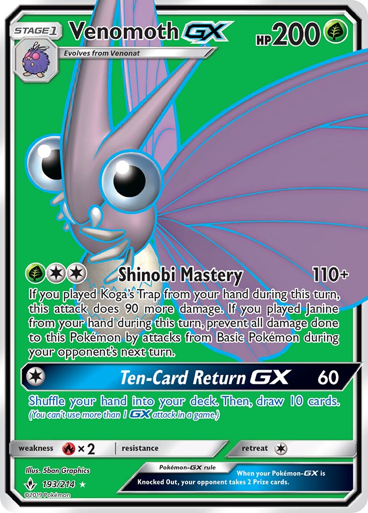 193/214 Venomoth GX