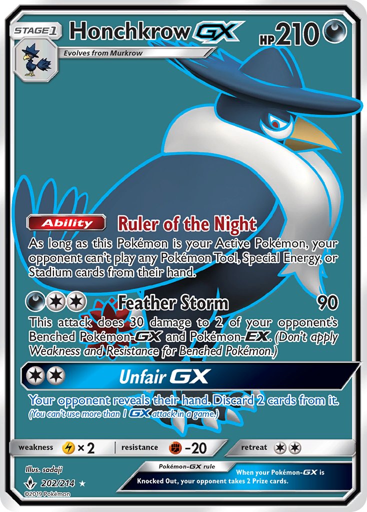 202/214 Honchkrow GX