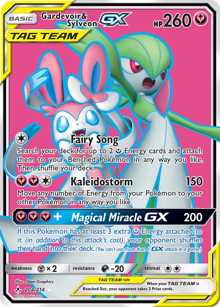204/214 Gardevoir & Sylveon GX