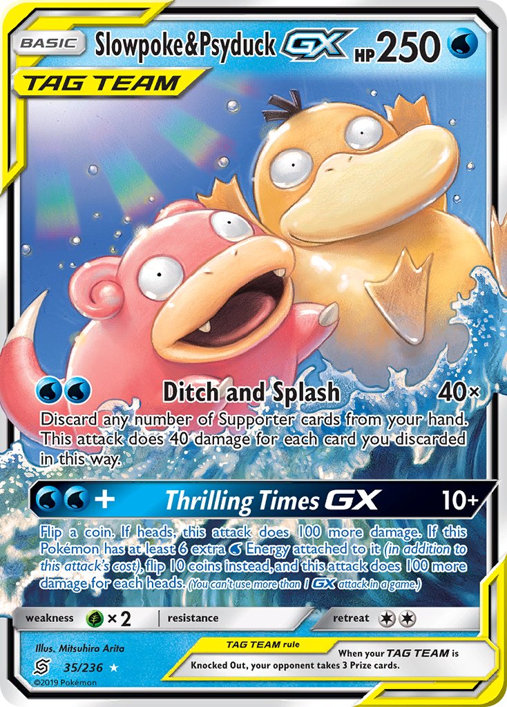035/236 Slowpoke & PsyduckGX