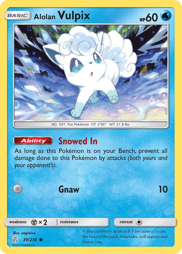 39/236  Alolan Vulpix