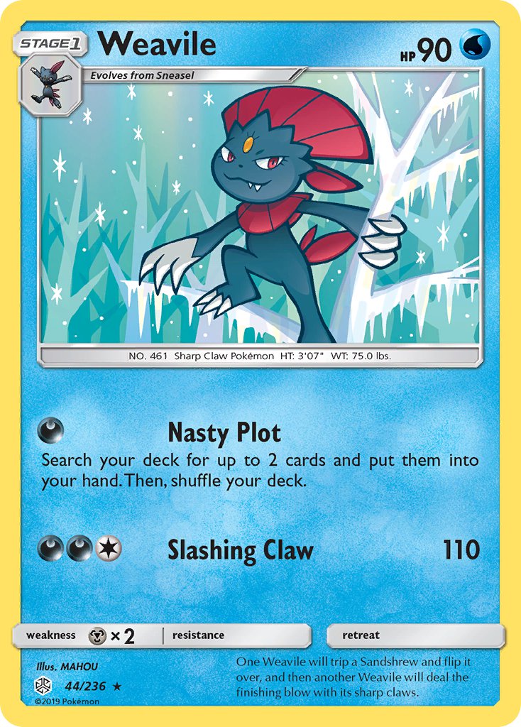 44/236  Weavile