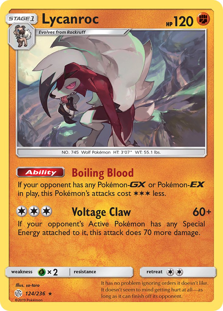 124/236 Lycanroc