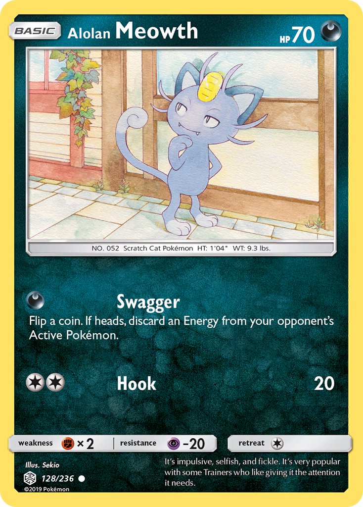 128/236 Alolan Meowth