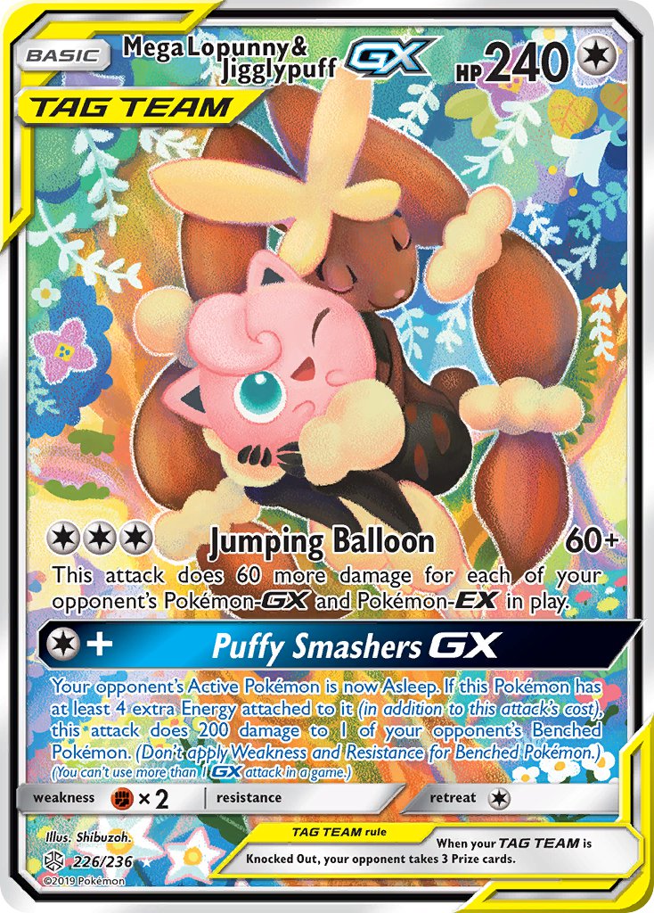 226/236 Mega Lopunny & JigglypuffGX