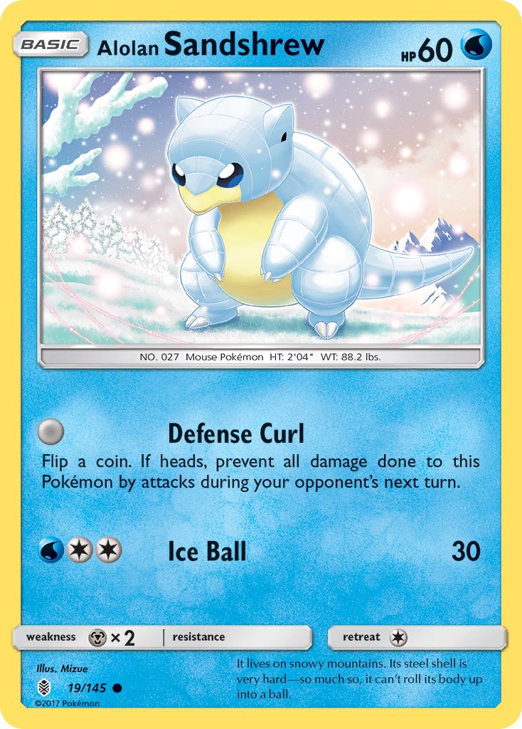 019/145 Alolan Sandshrew