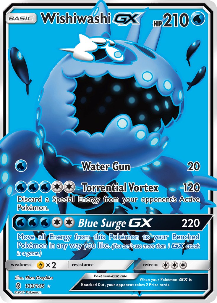 133/145 Wishiwashi GX (Full Art)