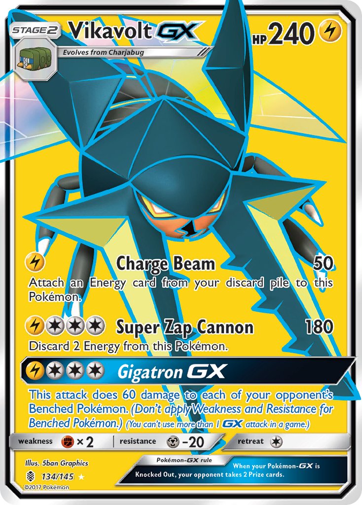 134/145 Vikavolt GX (Full Art)