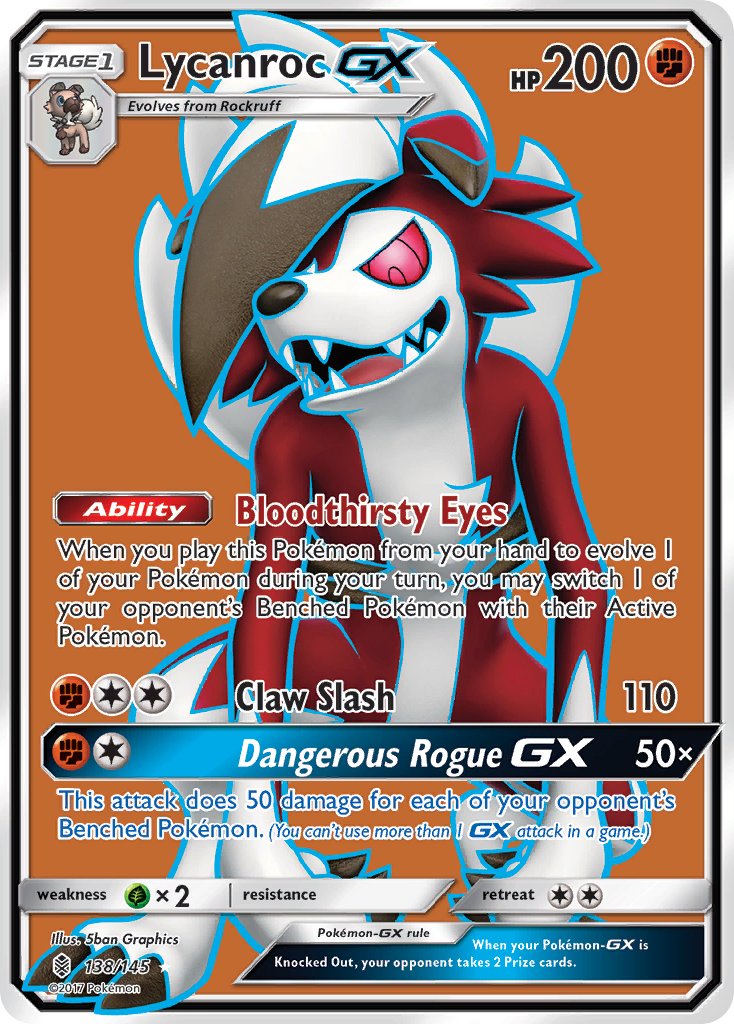 138/145 Lycanroc GX (Full Art)